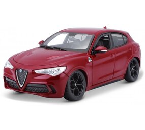 Alfa Romeo Alfa Romeo Stelvio Q4 Quadrifoglio V6 Biturbo 510 Hp 2017 - 1:24 - Bburago Alfa Romeo Alfa Romeo Stelvio Q4 Quadrifoglio V6 Biturbo 510 Hp 2017 - 1:24 - Bburago