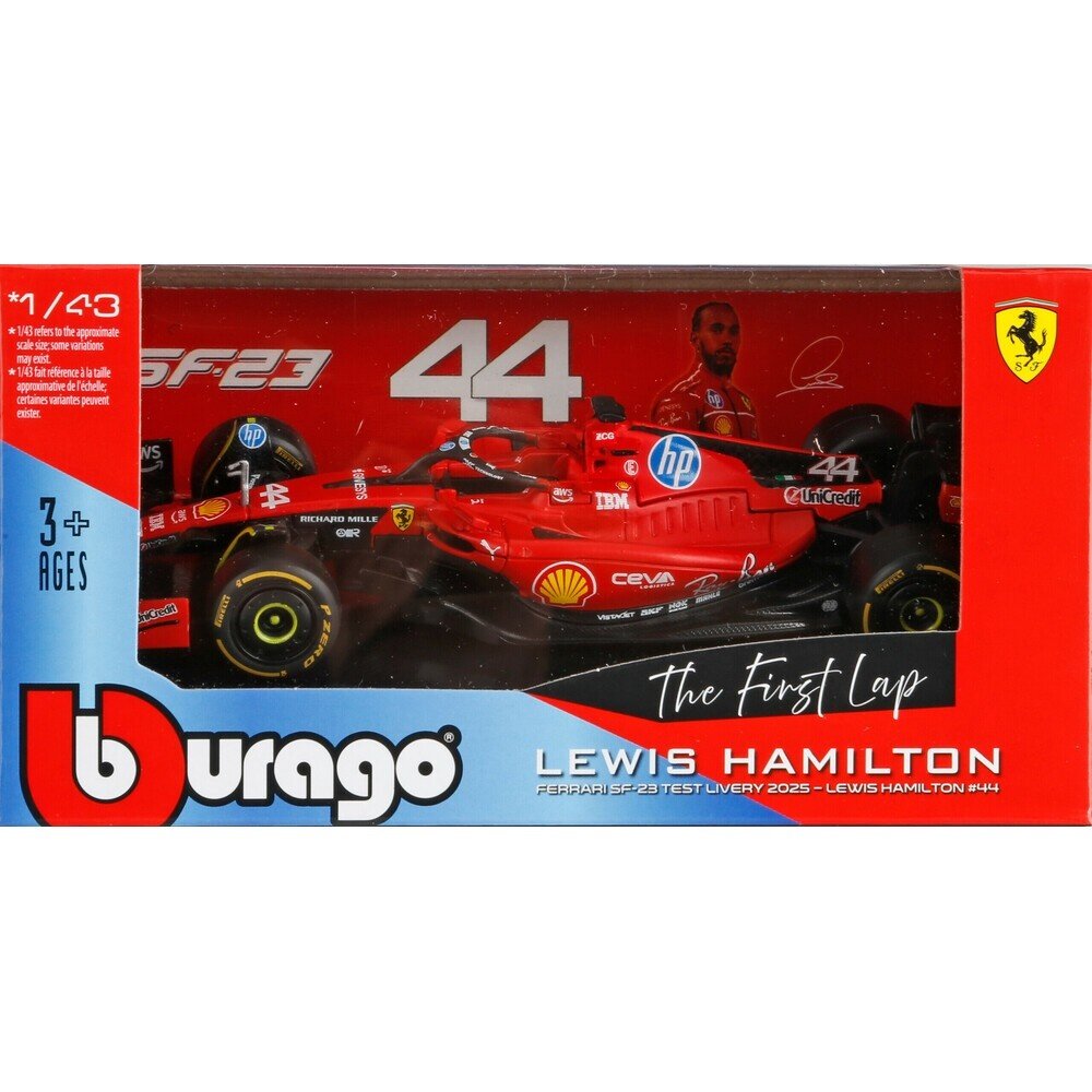 Formule 1 Ferrari SF-25 #44 Team Scuderia Ferrari HP Testcar Fiorano (Italy) 2025 (L.Hamilton) -1:43 - Bburago