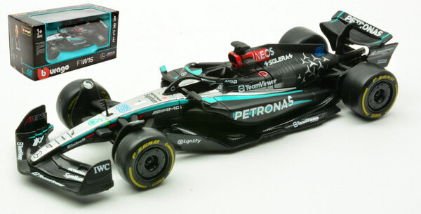 Formule 1 Mercedes-Benz GP F1 W16 #63 Team AMG Petronas Motorsport Season 2025 (Russell)- 1:43 - Bburago