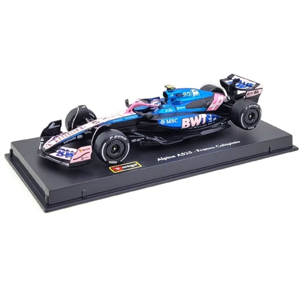 Formule 1 Alpine F1 A525 #43 Team BWT Alpine Season 2025 + Pilot + Showcase (Colapinto) - 1:43 - Bburago Formule 1 Alpine F1 A525 #43 Team BWT Alpine Season 2025 + Pilot + Showcase (Colapinto) - 1:43 - Bburago