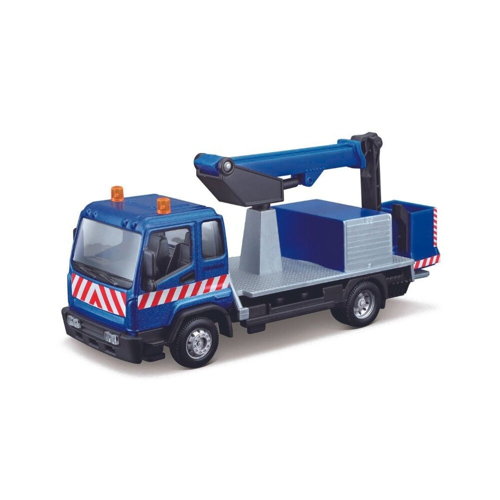 MAN MAN Truck + Crane Elevator + Man Platform on Flatbed 2010 - 1:43 - Bburago MAN MAN Truck + Crane Elevator + Man Platform on Flatbed 2010 - 1:43 - Bburago