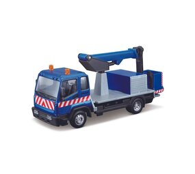 MAN MAN Truck + Crane Elevator + Man Platform on Flatbed 2010 - 1:43 - Bburago MAN MAN Truck + Crane Elevator + Man Platform on Flatbed 2010 - 1:43 - Bburago