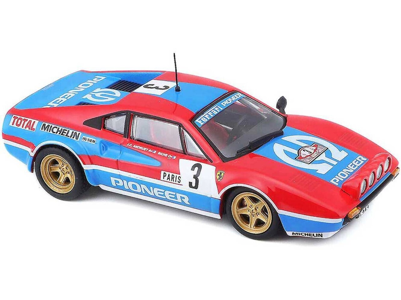 Ferrari Ferrari 308 GTB Gr.4 #3 Rally Monte Carlo 1982 (Night Version) - 1:43 - Bburago Ferrari Ferrari 308 GTB Gr.4 #3 Rally Monte Carlo 1982 (Night Version) - 1:43 - Bburago
