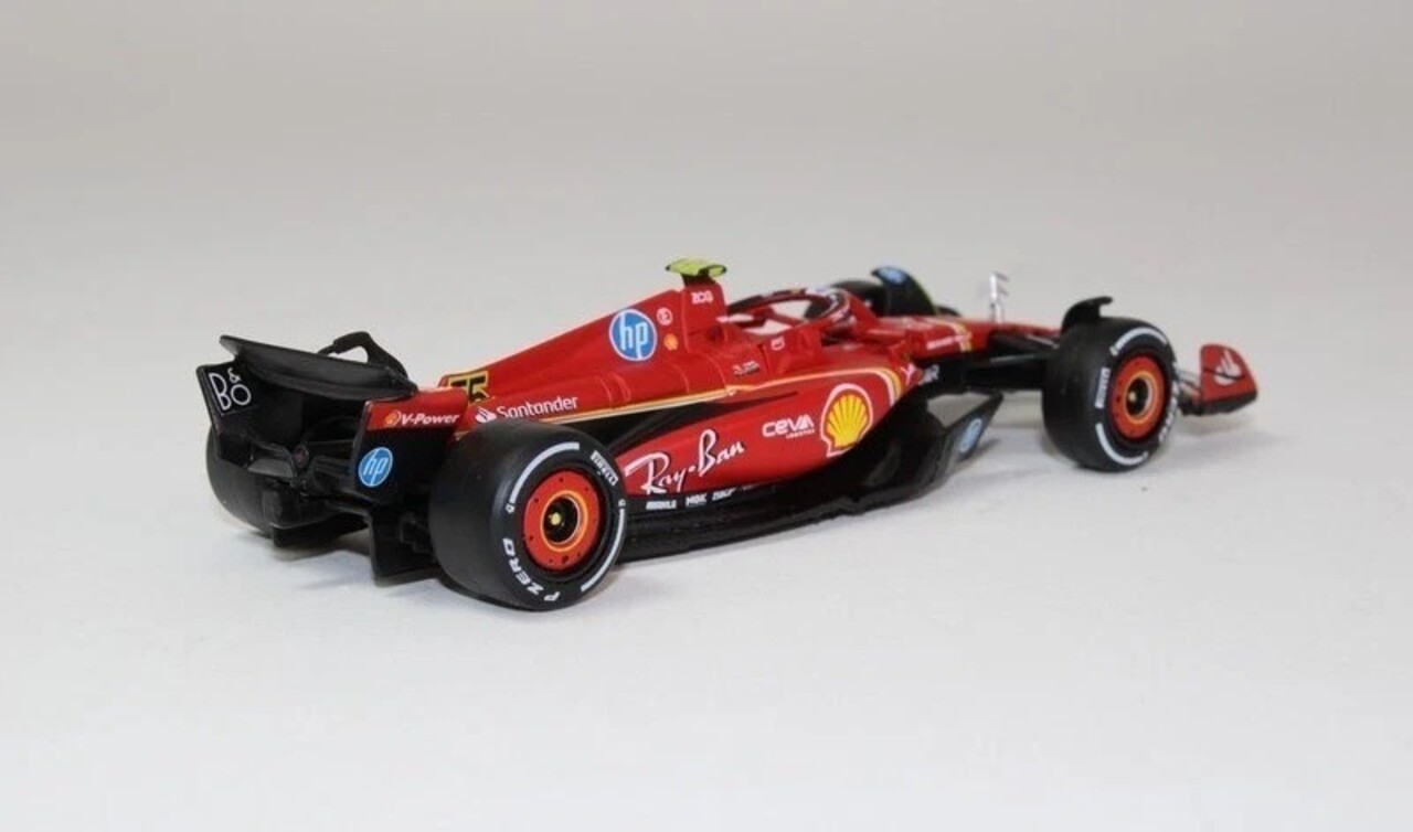 Formule 1 Ferrari F1 SF-24 #55 Team Scuderia Ferrari 4th GP Monza Italy 2024 (C.Sainz) - 1:43 - Bburago Formule 1 Ferrari F1 SF-24 #55 Team Scuderia Ferrari 4th GP Monza Italy 2024 (C.Sainz) - 1:43 - Bburago