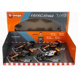 Formule 1 McLaren F1 SET 4X; Team McLaren MCL36 #4 GP Abu Dhabi 2022 + MCL60 #4 GP Singapore + MCL60 #4 GP Monaca + MCL60 #4 GP UK 2023 (Norris) - 1:43 - Bburago Formule 1 McLaren F1 SET 4X; Team McLaren MCL36 #4 GP Abu Dhabi 2022 + MCL60 #4 GP Singapore + MCL60 #4 GP Monaca + MCL60 #4 GP UK 2023 (Norris) - 1:43 - Bburago