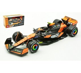 Formule 1 McLaren F1 MCL38 Team McLaren #4 Season 2024 (L.Norris) - 1:43 - Bburago Formule 1 McLaren F1 MCL38 Team McLaren #4 Season 2024 (L.Norris) - 1:43 - Bburago