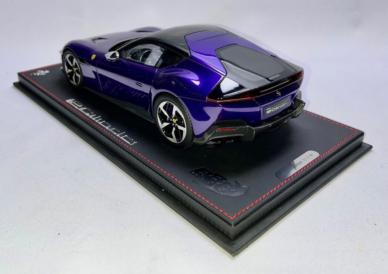 Ferrari Ferrari 12 Cil. V12 830cv Panoramic Roof 2024 + Showcase - 1:18 - BBR