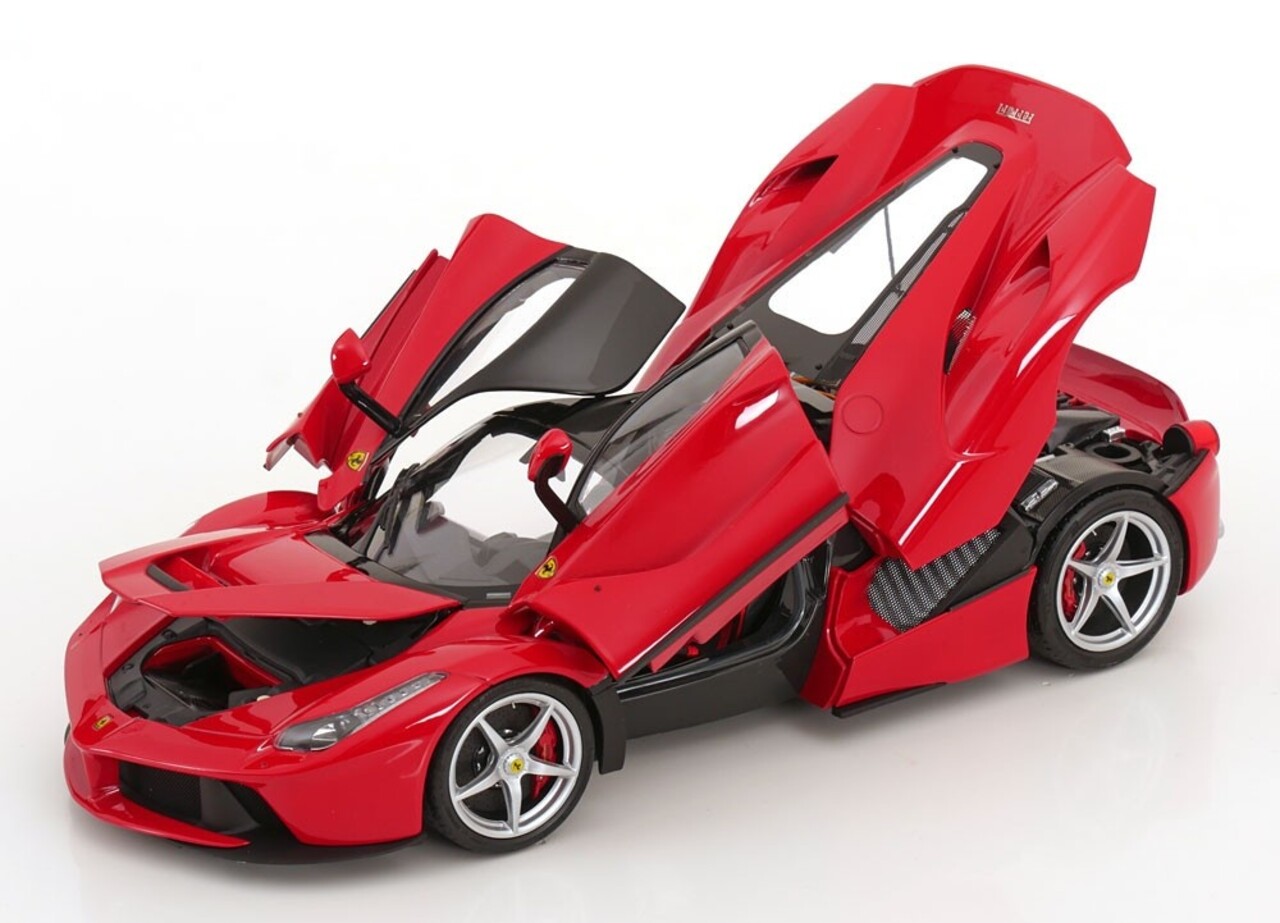 Ferrari Ferrari LaFerrari 2013 Silver Rims - 1:18 - BBR Ferrari Ferrari LaFerrari 2013 Silver Rims - 1:18 - BBR