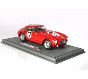 Ferrari Ferrari 340MM 4.5L V12 Team Scuderia Ferrari #12 24H Le Mans 1953 + Showcase - 1:18 - BBR Ferrari Ferrari 340MM 4.5L V12 Team Scuderia Ferrari #12 24H Le Mans 1953 + Showcase - 1:18 - BBR