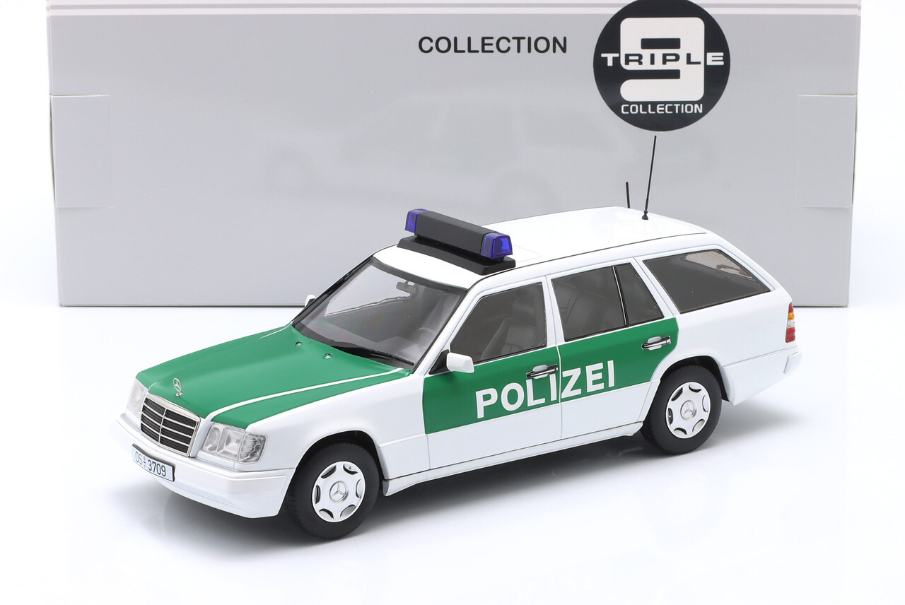 Mercedes-Benz Mercedes-Benz E-Class T-Model German Police 1995 - 1:18 - Triple 9 Collection Mercedes-Benz Mercedes-Benz E-Class T-Model German Police 1995 - 1:18 - Triple 9 Collection