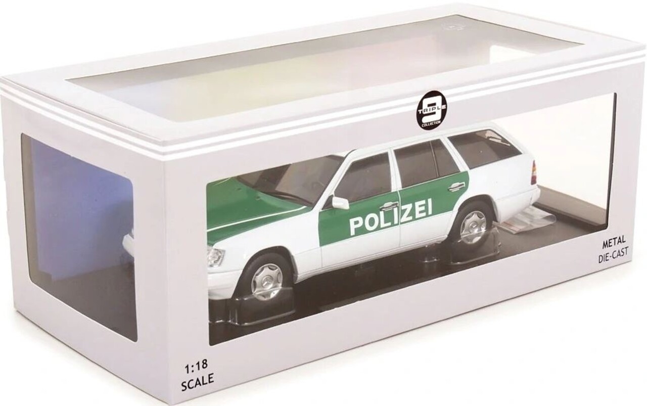 Mercedes-Benz Mercedes-Benz E-Class T-Model German Police 1995 - 1:18 - Triple 9 Collection Mercedes-Benz Mercedes-Benz E-Class T-Model German Police 1995 - 1:18 - Triple 9 Collection