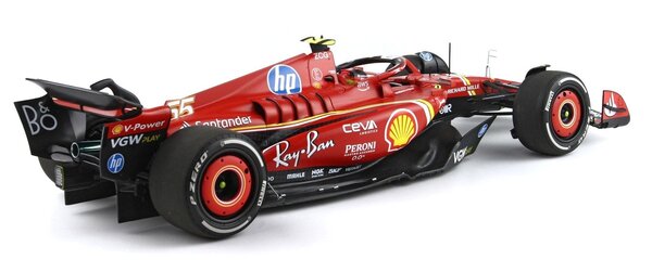 Formule 1 Ferrari F1 SF-24 #55 Team Scuderia Ferrari 3rd GP Monaco 2024 (C.Sainz) - 1:18 - BBR Formule 1 Ferrari F1 SF-24 #55 Team Scuderia Ferrari 3rd GP Monaco 2024 (C.Sainz) - 1:18 - BBR