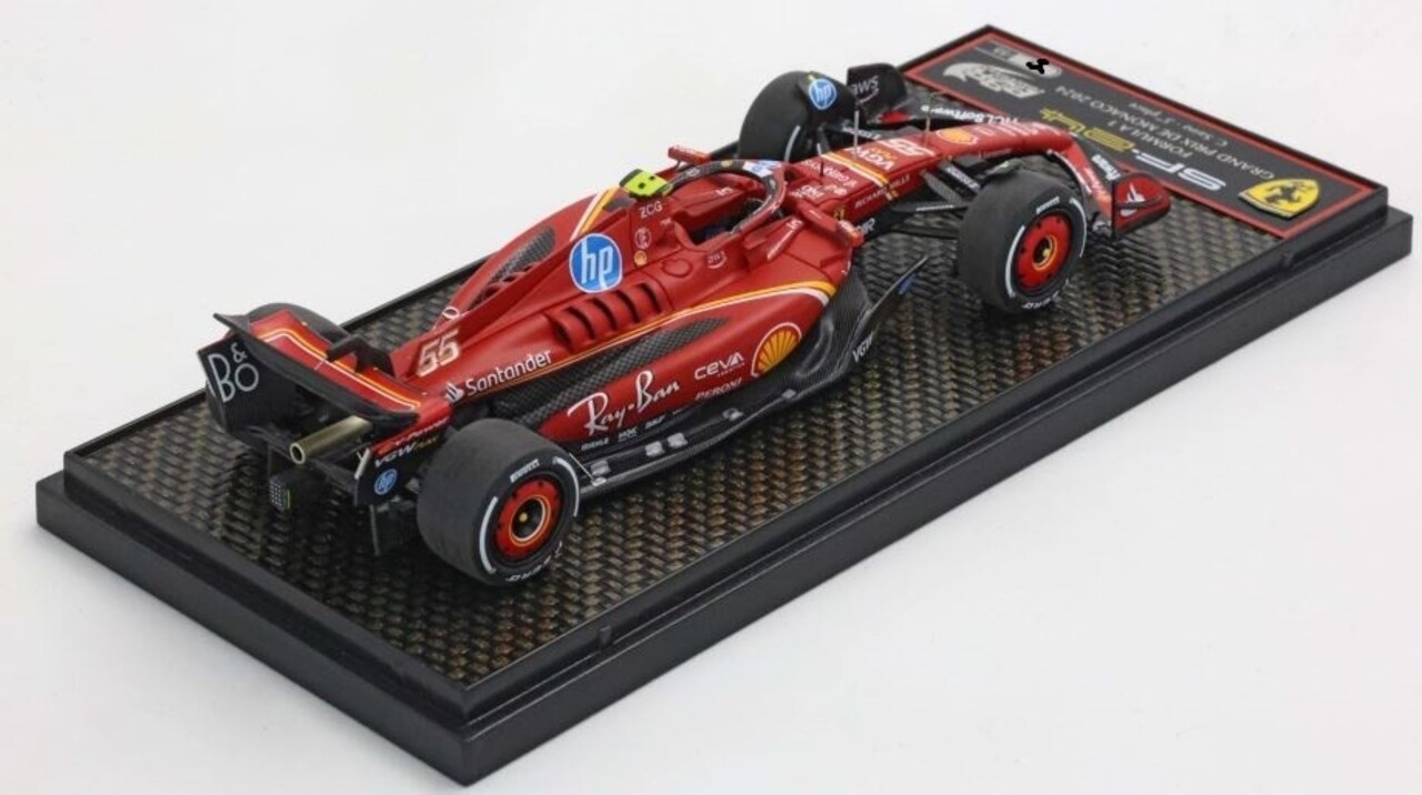 Ferrari Ferrari F1 SF-24 #55 Team Scuderia Ferrari 3rd GP Monaco 2024 (C.Sainz) - 1:43 - BBR