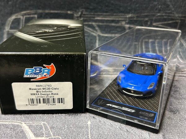 Maserati Maserati MC20 Cielo Spider 2022 + MMXX Design Rims - 1:43 - BBR