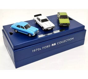 Ford - 1Ford 3X RS SET: RS Collection of the 1970: Escort MkI+ MkII RS2000 + Capri RS3100 -1:43 - Vanguards Ford - 1Ford 3X RS SET: RS Collection of the 1970: Escort MkI+ MkII RS2000 + Capri RS3100 -1:43 - Vanguards