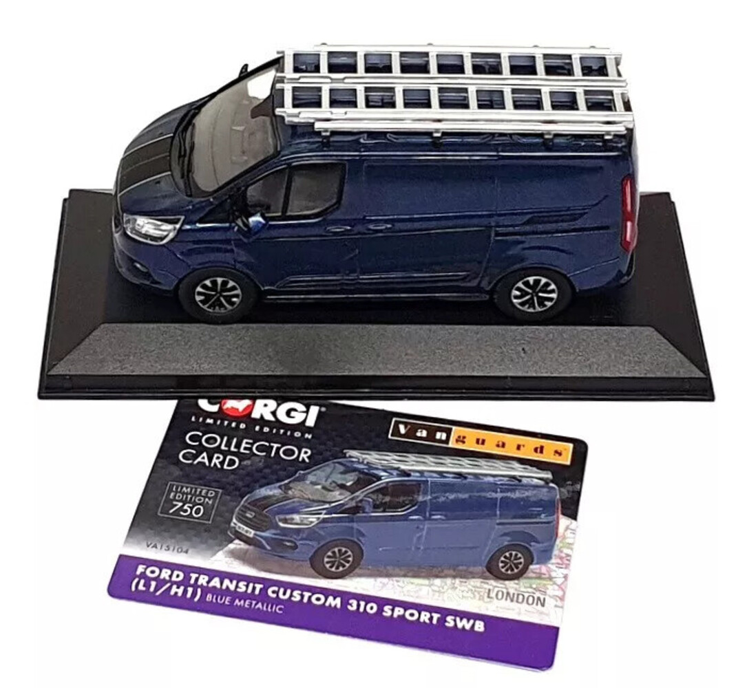 Ford Ford Transit Custom 310 Sport SWB 2018 -1:43 - Vanguards Ford Ford Transit Custom 310 Sport SWB 2018 -1:43 - Vanguards