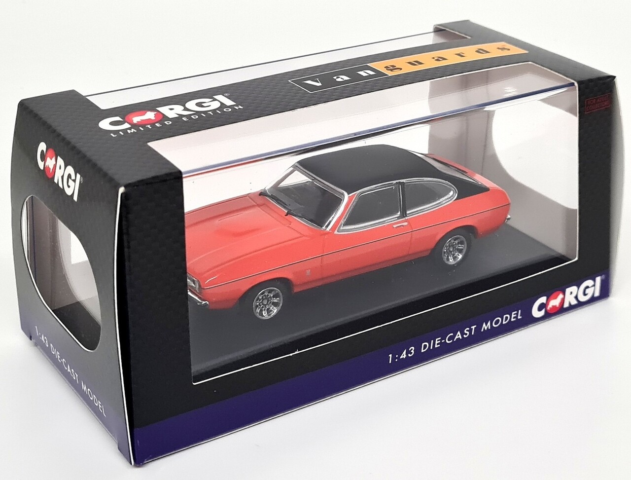 Ford Ford Capri MK II 3.0 Ghia Atomatic Sebring Red Edition -1:43 - Vanguards Ford Ford Capri MK II 3.0 Ghia Atomatic Sebring Red Edition -1:43 - Vanguards