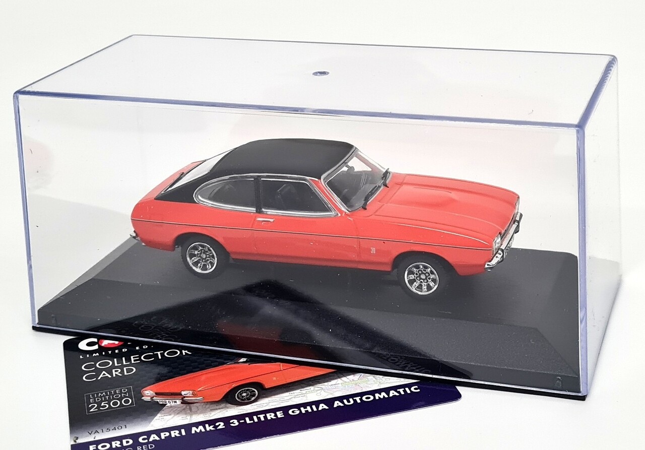 Ford Ford Capri MK II 3.0 Ghia Atomatic Sebring Red Edition -1:43 - Vanguards Ford Ford Capri MK II 3.0 Ghia Atomatic Sebring Red Edition -1:43 - Vanguards