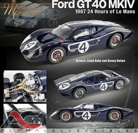 Ford Ford USA GT40 Mk IV #4 24H Le Mans 1967 - 1:12 - ACME