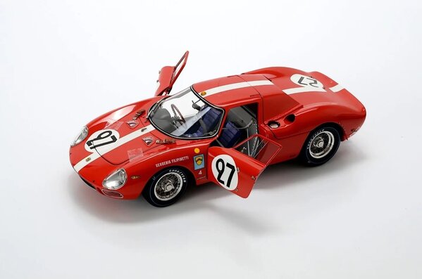 Ferrari Ferrari 250 LM 3.3L V12 #27 Team Scuderia Filipinetti 6th 24H Le Mans 1965 - 1:18 - CMC Ferrari Ferrari 250 LM 3.3L V12 #27 Team Scuderia Filipinetti 6th 24H Le Mans 1965 - 1:18 - CMC