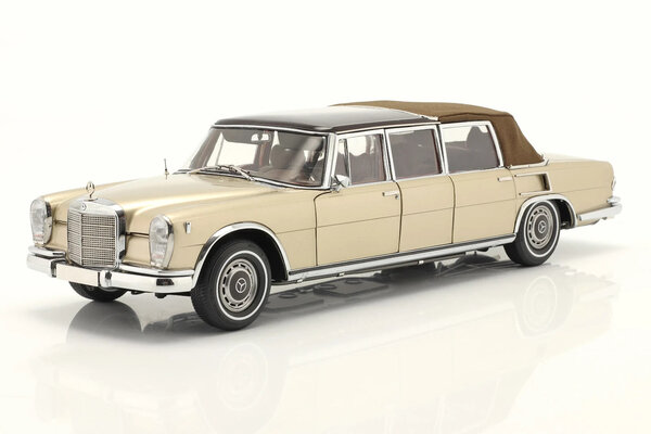 Mercedes-Benz Mercedes-Benz S-Class 600 Pullman W100 Landaulet Soft-Top Semiconvertible 1972 - 1:18 - CMC