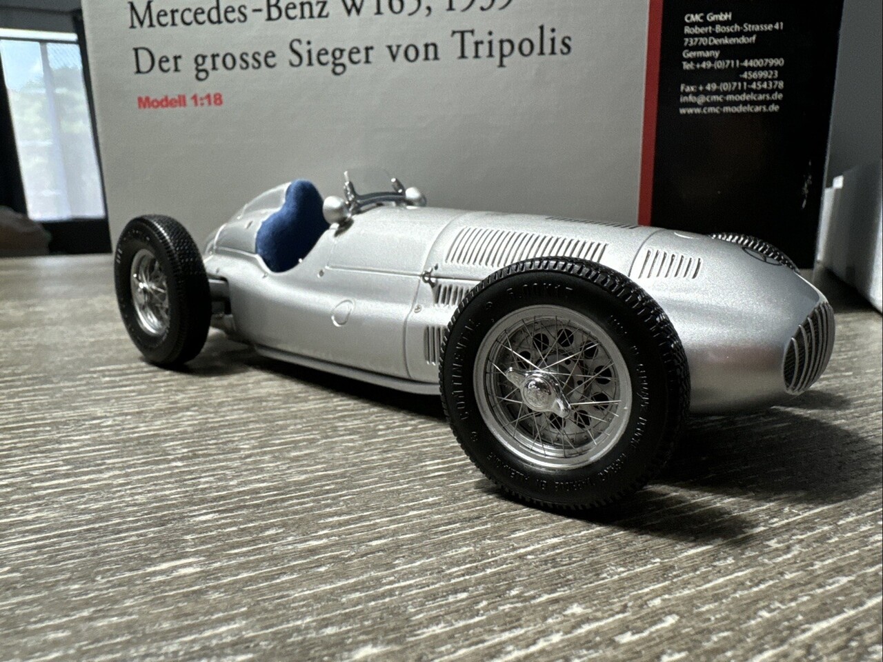Formule 1 Mercedes-Benz (W165) 'Winner Tripolis'1939 - 1:18 - CMC