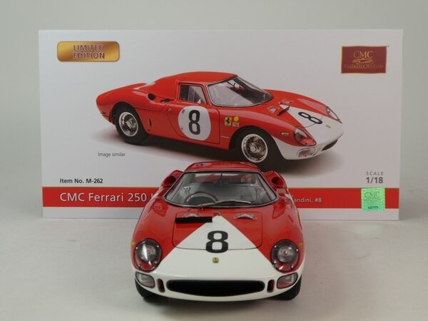 Ferrari Ferrari 250 LM #8 RHD Reims 12H 1964 'Chassis 5909' - 1:18 - CMC