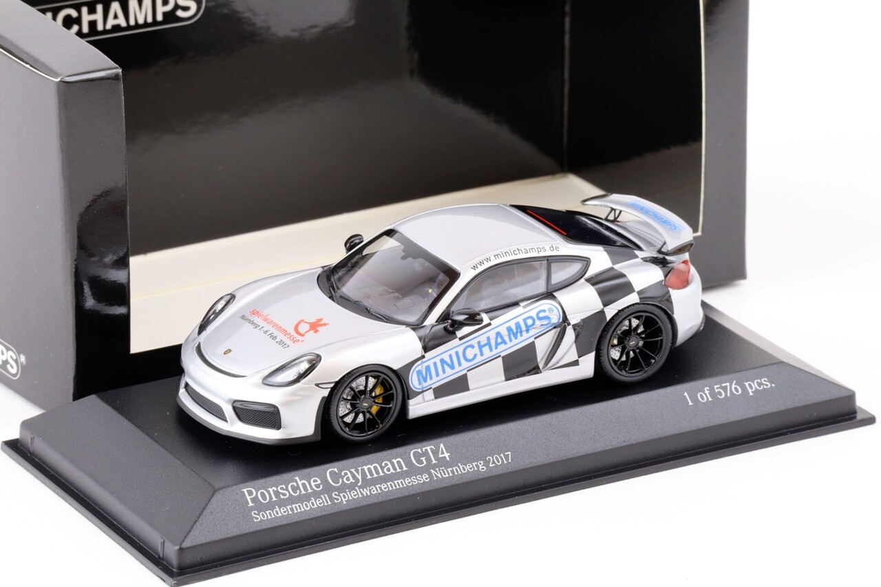 Porsche Porsche Cayman GT4 Spielwarenmesse Nürnberg 2017 - 1:43 - Minichamps