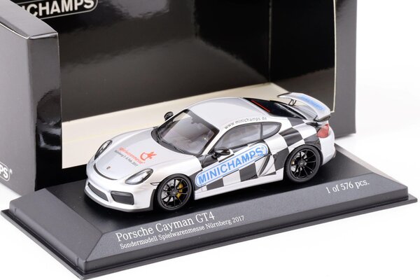 Porsche Porsche Cayman GT4 Spielwarenmesse Nürnberg 2017 - 1:43 - Minichamps