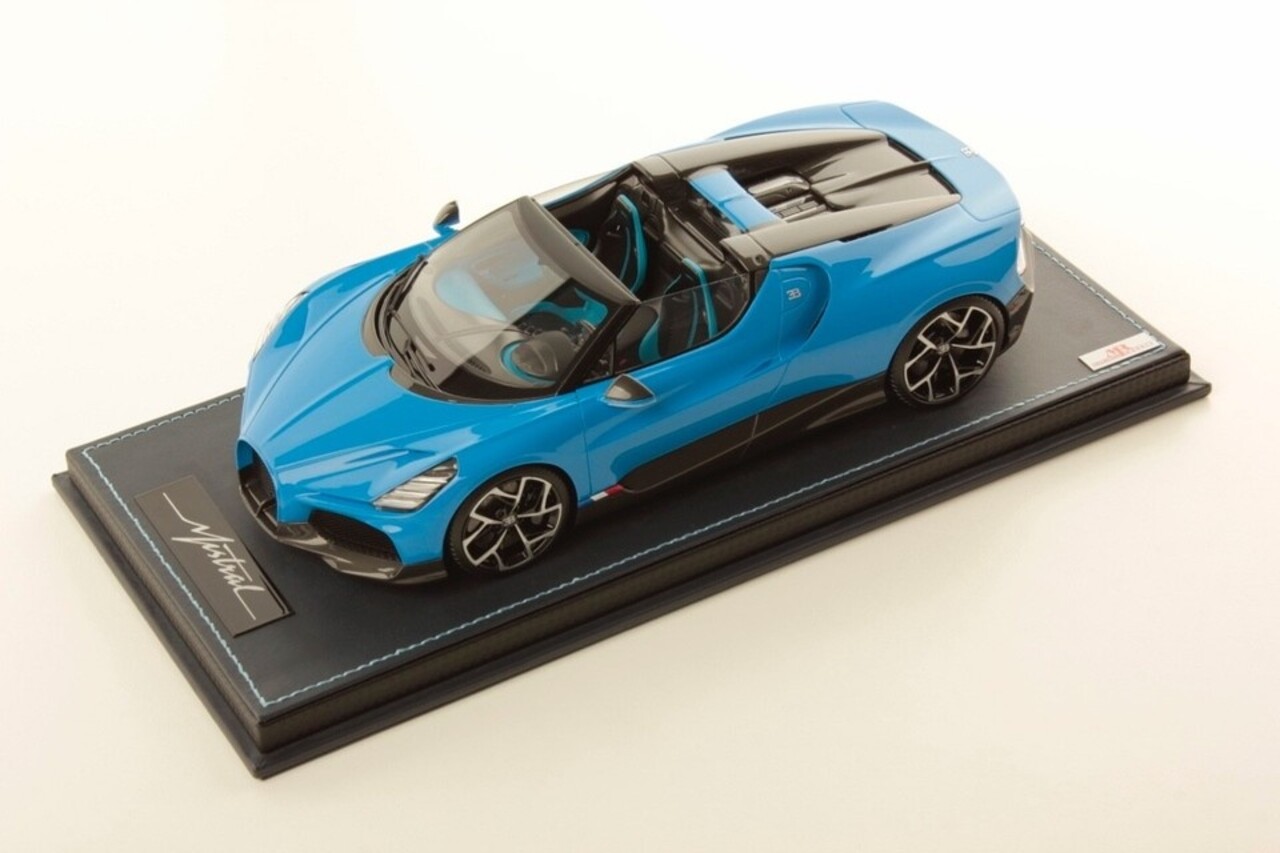 Bugatti Bugatti Mistral W16 2023 + Showcase  - 1:18 - MR Collection Models