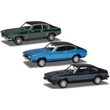 Ford SET Ford Capri Collection: Capri MKI 3 L - MKII 1.6L - MKIII 280 - 1:43 - Corgi / Vanguards Ford SET Ford Capri Collection: Capri MKI 3 L - MKII 1.6L - MKIII 280 - 1:43 - Corgi / Vanguards