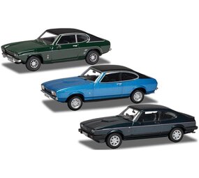 Ford SET Ford Capri Collection:  Capri MKI 3 L - MKII 1.6L - MKIII 280  - 1:43 - Corgi / Vanguards