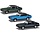 SET Ford Capri Collection:  Capri MKI 3 L - MKII 1.6L - MKIII 280  - 1:43 - Corgi / Vanguards