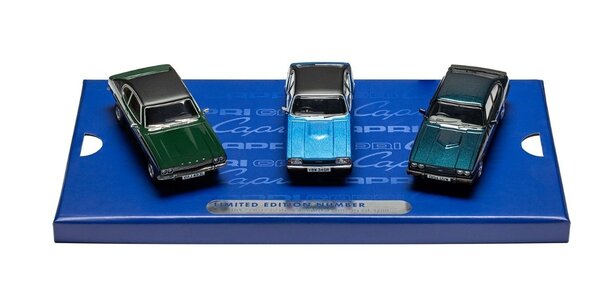 Ford SET Ford Capri Collection:  Capri MKI 3 L - MKII 1.6L - MKIII 280  - 1:43 - Corgi / Vanguards