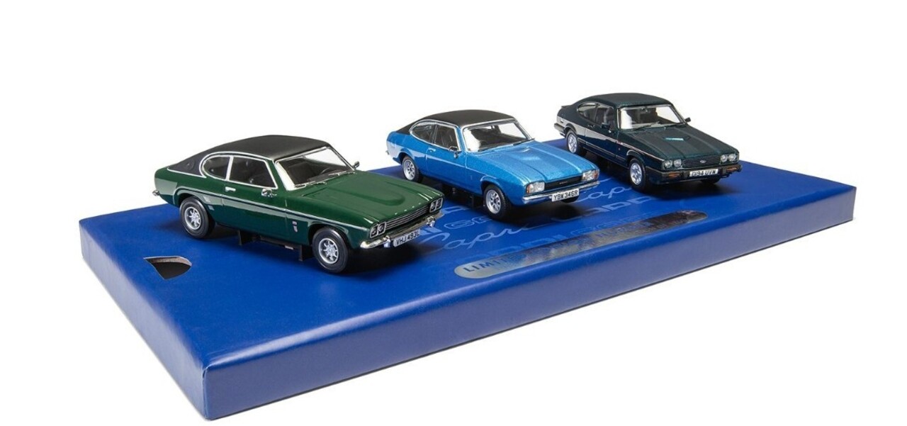 Ford SET Ford Capri Collection:  Capri MKI 3 L - MKII 1.6L - MKIII 280  - 1:43 - Corgi / Vanguards