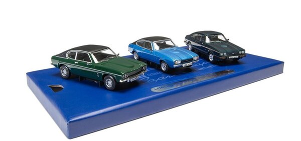 Ford SET Ford Capri Collection:  Capri MKI 3 L - MKII 1.6L - MKIII 280  - 1:43 - Corgi / Vanguards