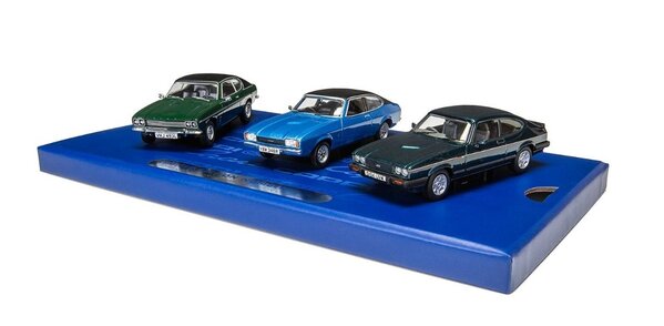 Ford SET Ford Capri Collection:  Capri MKI 3 L - MKII 1.6L - MKIII 280  - 1:43 - Corgi / Vanguards
