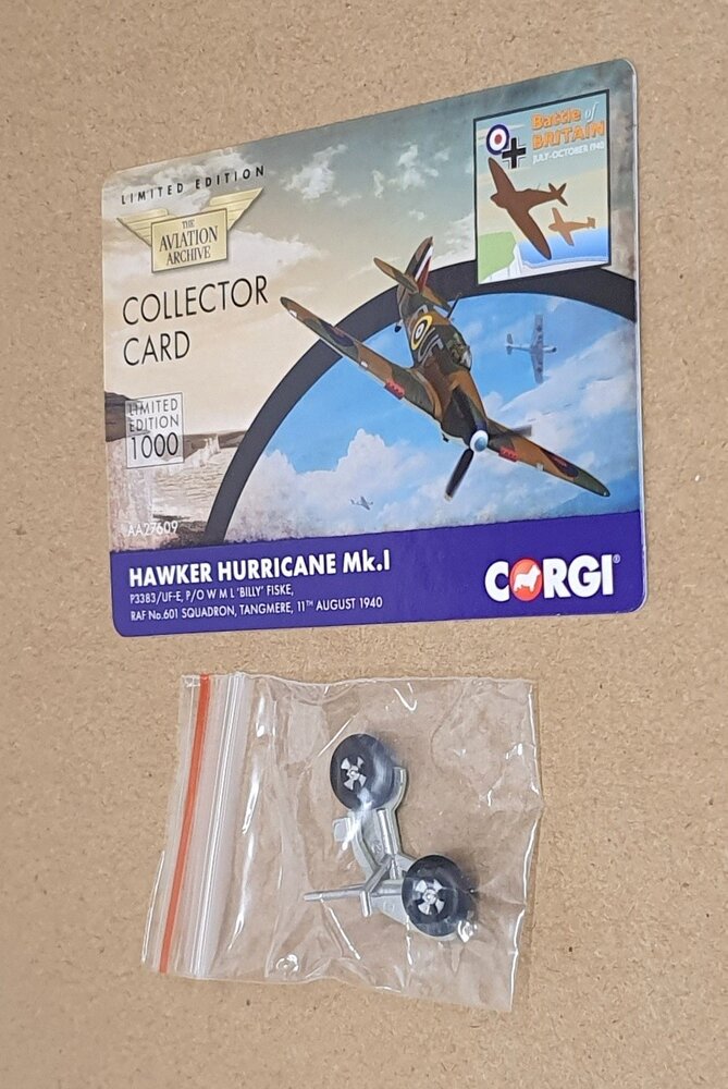 Hawker Hawker Hurricane MK I RAF 601 Sq. 1940 'Billy Fiske'  - 1:72 - Corgi