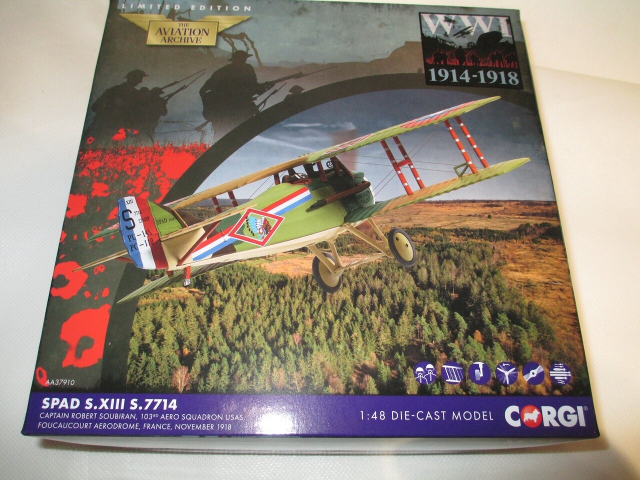 Spad SPAD S.XIII  103rd Aero Squadron Usas France 1918 - 1:48 - Corgi