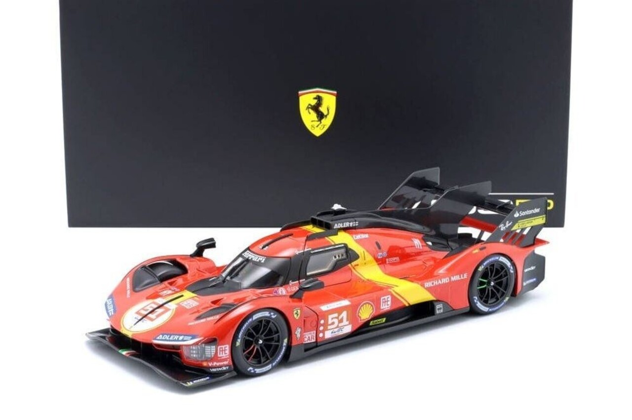 Ferrari Ferrari 499P #51 24h Le Mans + Showcase - 1:18 - Bburago