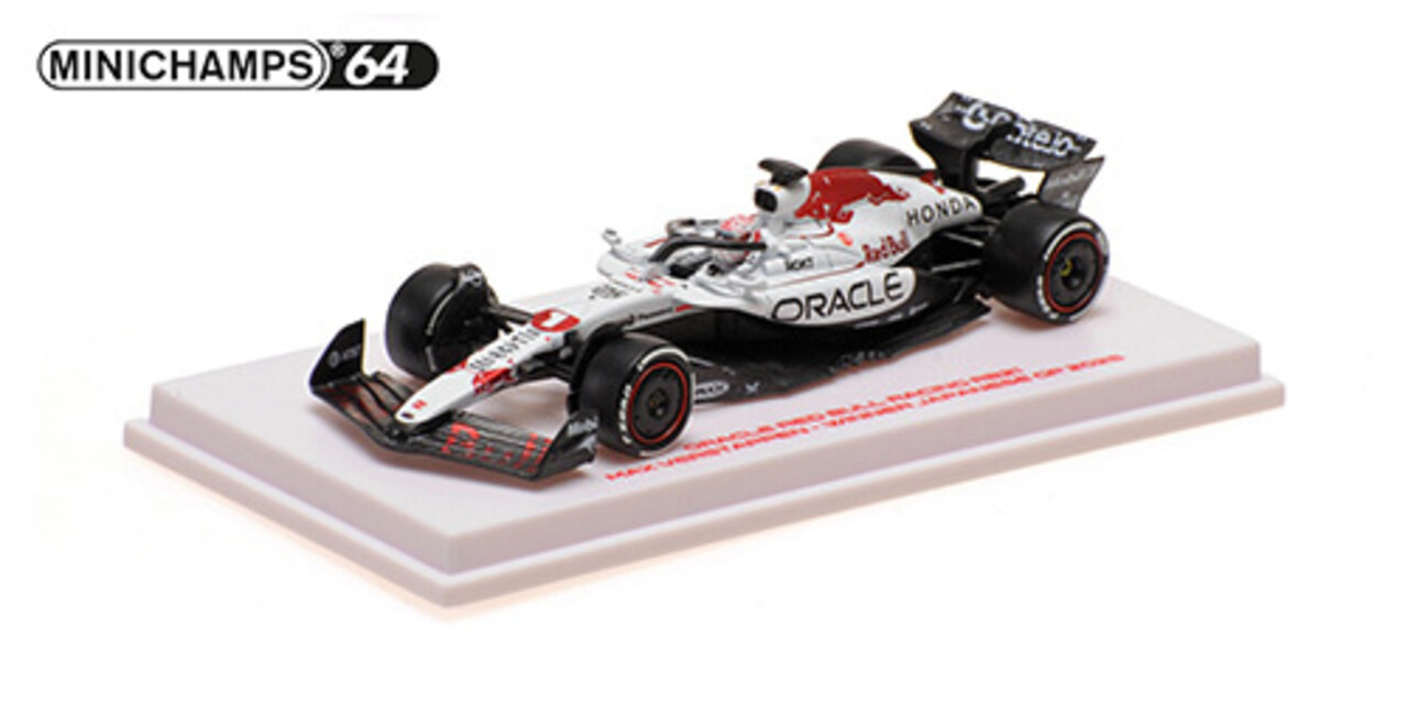 Formule 1 Oracle Red Bull Racing RB21, Verstappen, Winner Japanese GP 2025 - 1:64 - Minichamps