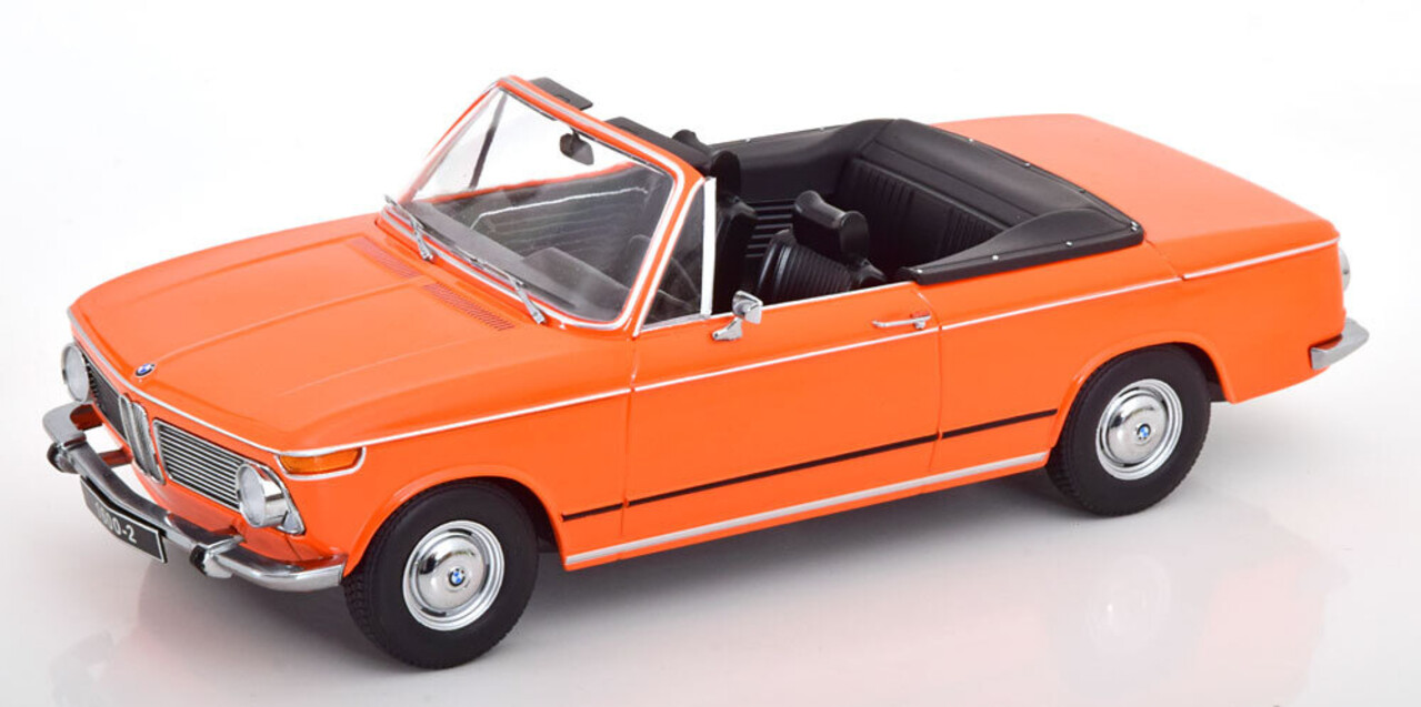 BMW BMW 1600-2 Cabriolet 1968 (Removable Soft-Top) - 1:18 - KK Scale BMW BMW 1600-2 Cabriolet 1968 (Removable Soft-Top) - 1:18 - KK Scale