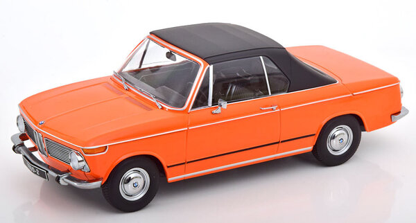 BMW BMW 1600-2 Cabriolet 1968 (Removable Soft-Top) - 1:18 - KK Scale BMW BMW 1600-2 Cabriolet 1968 (Removable Soft-Top) - 1:18 - KK Scale