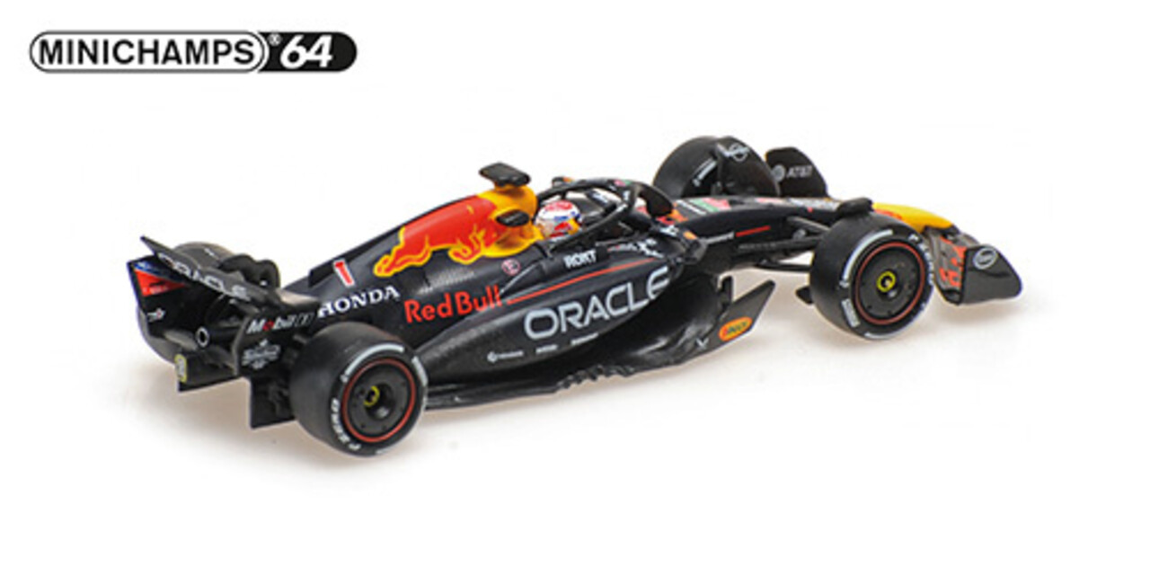 Formule 1 Oracle Red Bull Racing RB21, Verstappen, Winner Emilia-Romagna GP 2025 - 1:64 - Minichamps
