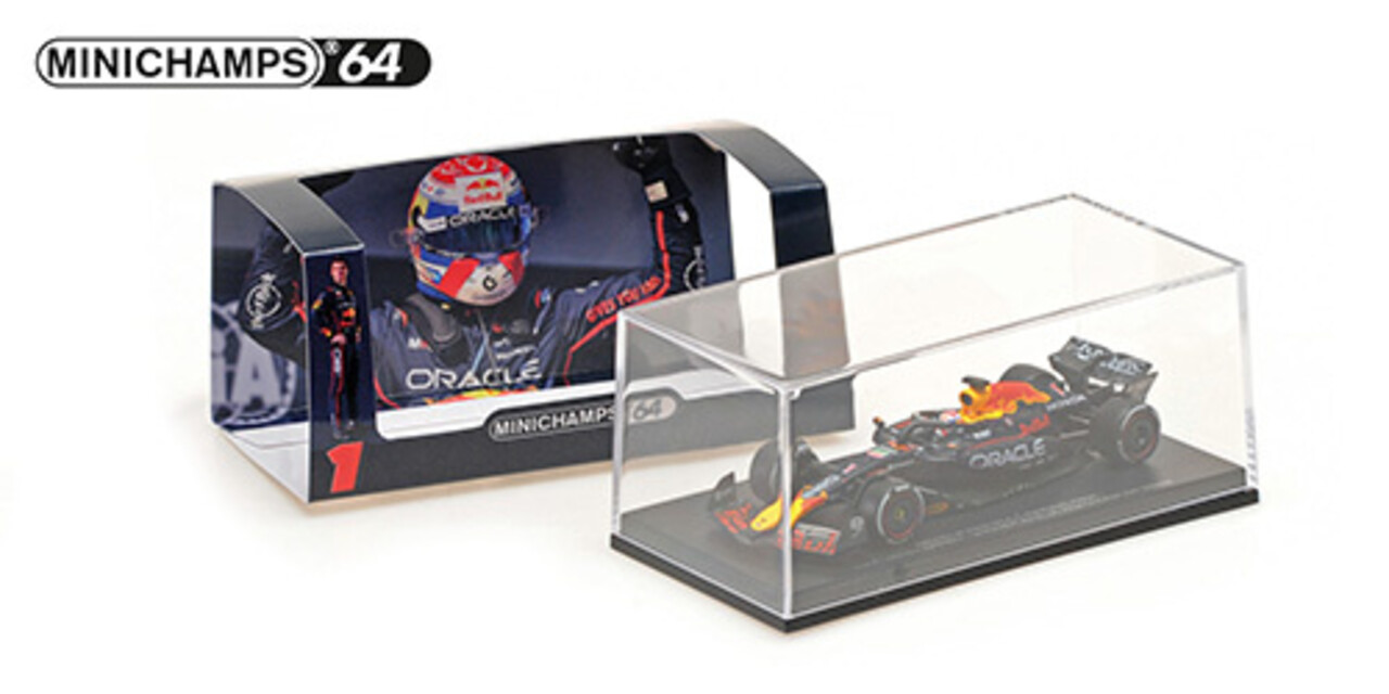 Formule 1 Oracle Red Bull Racing RB21, Verstappen, Winner Emilia-Romagna GP 2025 - 1:64 - Minichamps