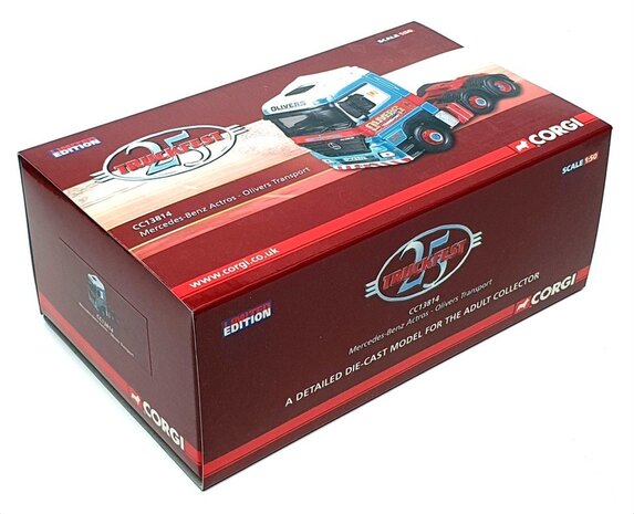 Mercedes-Benz Mercedes-Benz Actros 'Olivers Transport' - 1:50 - Corgi