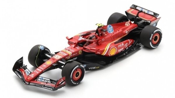 Formule 1 Ferrari SF-24 #55 Carlos Sainz Monaco GP 2024 - 1:18 - LookSmart Formule 1 Ferrari SF-24 #55 Carlos Sainz Monaco GP 2024 - 1:18 - LookSmart