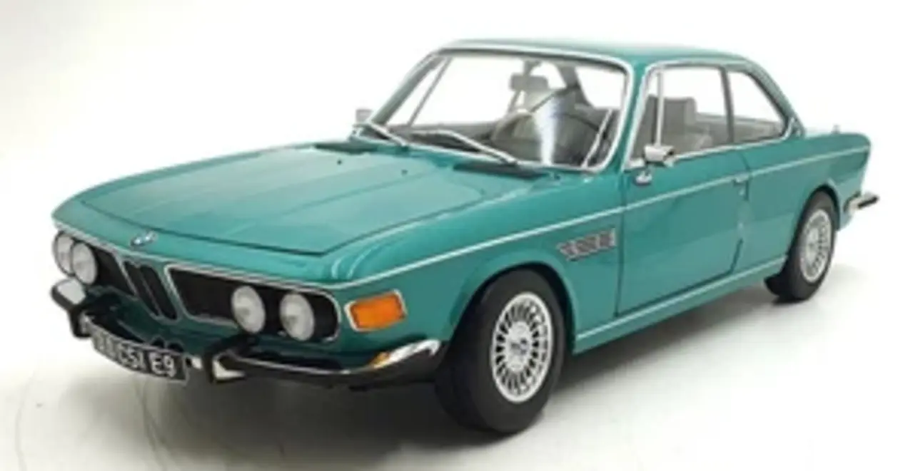 BMW BMW 3.0 CSi E9 Coupe 1971 + Alpina Rims - 1:12 - KK Scale