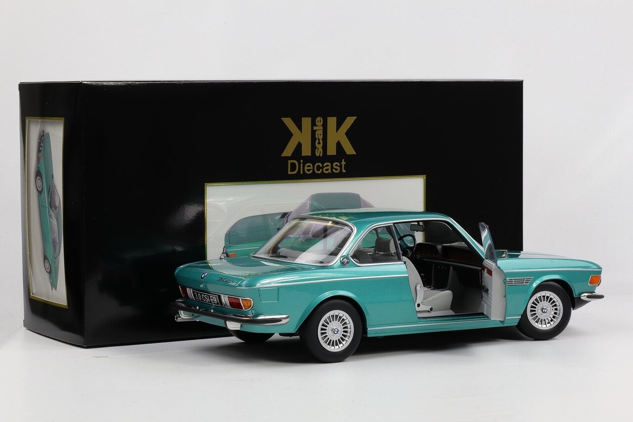 BMW BMW 3.0 CSi E9 Coupe 1971 + Alpina Rims - 1:12 - KK Scale