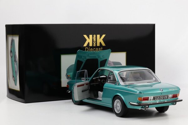 BMW BMW 3.0 CSi E9 Coupe 1971 + Alpina Rims - 1:12 - KK Scale